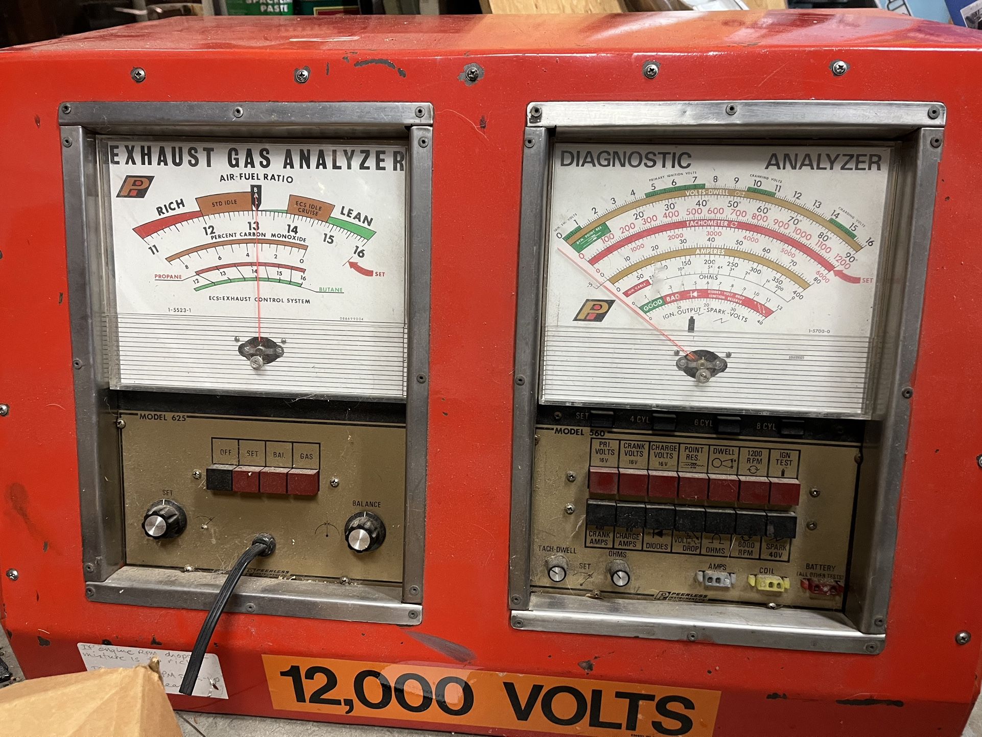 Old Electrical Diag/ Exhaust Analyzer 