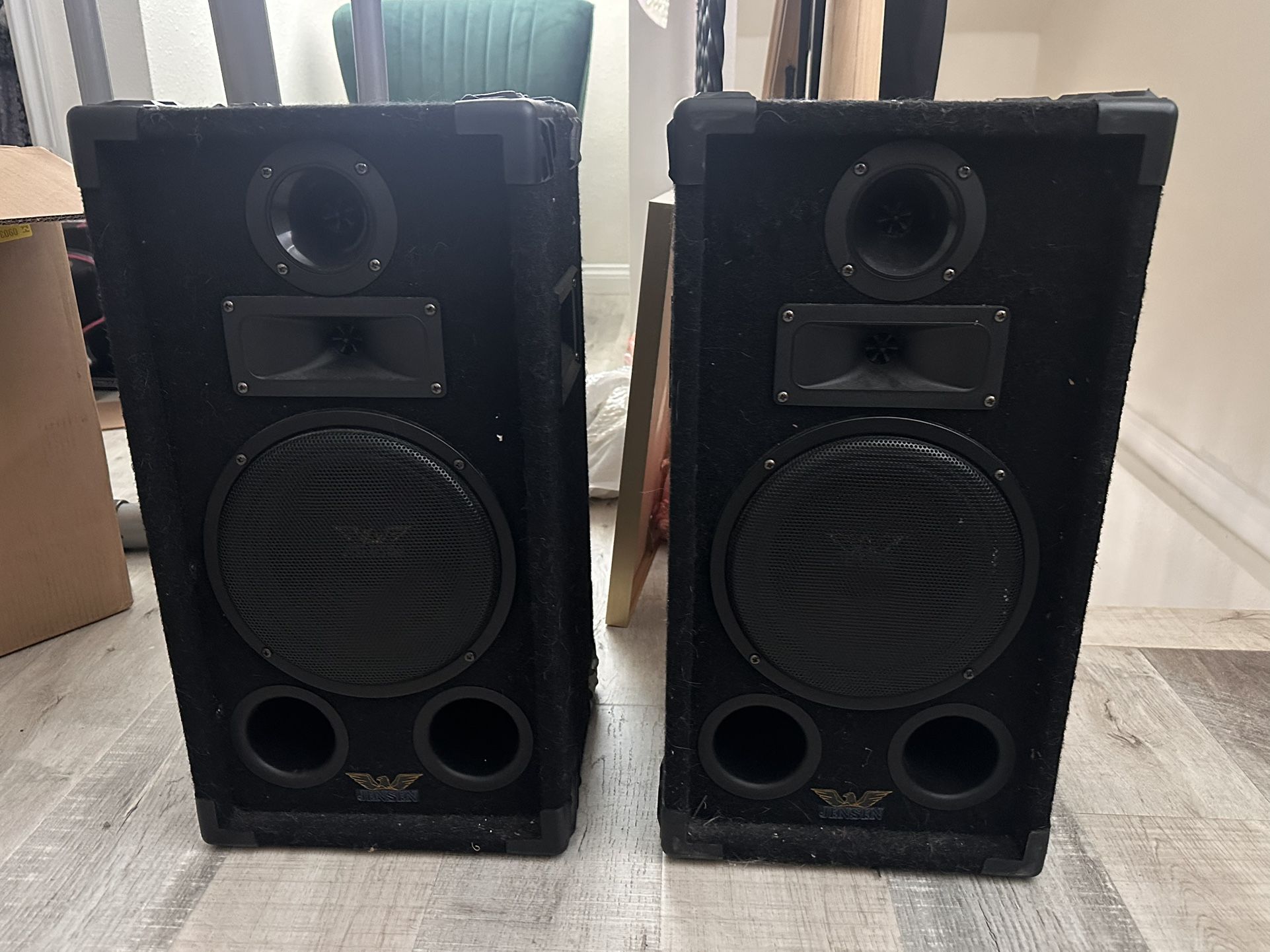 Jensen JP 1200 300W 3 way speakers