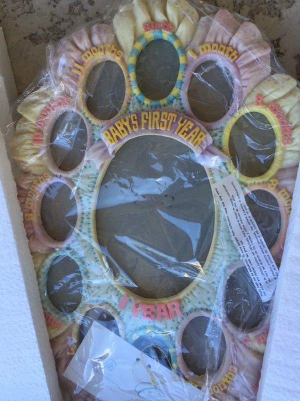 Picture frame, baby’s first year