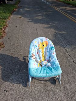 Vibrating  bouncer baby