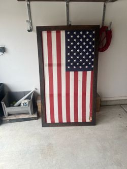 American Flag in Frame