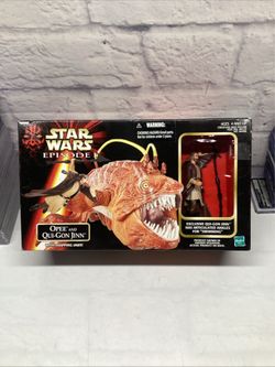 Opee & Qui-Gon Jinn Star Wars ACTION FIGURE GIFT TOY Snapping Jaws