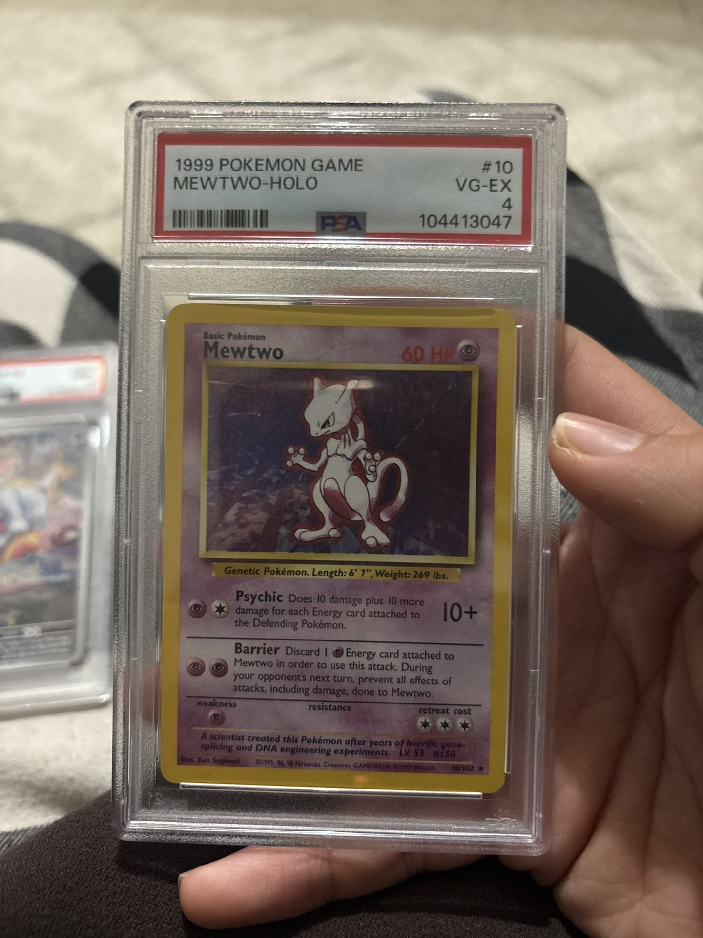 1999 Mewtwo Holo PSA 4