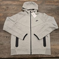 NIKE TECH FLEECE GREY HOODIE MENS...SZ XXL...BNWT
