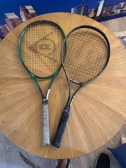2 tennis rackets