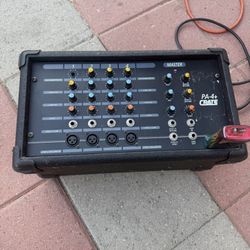 Crate PA-4+ PA System / Amplifier 200 Watt 4 Channel