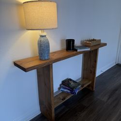Beautiful Solid Wood Rustic Entryway Console Table