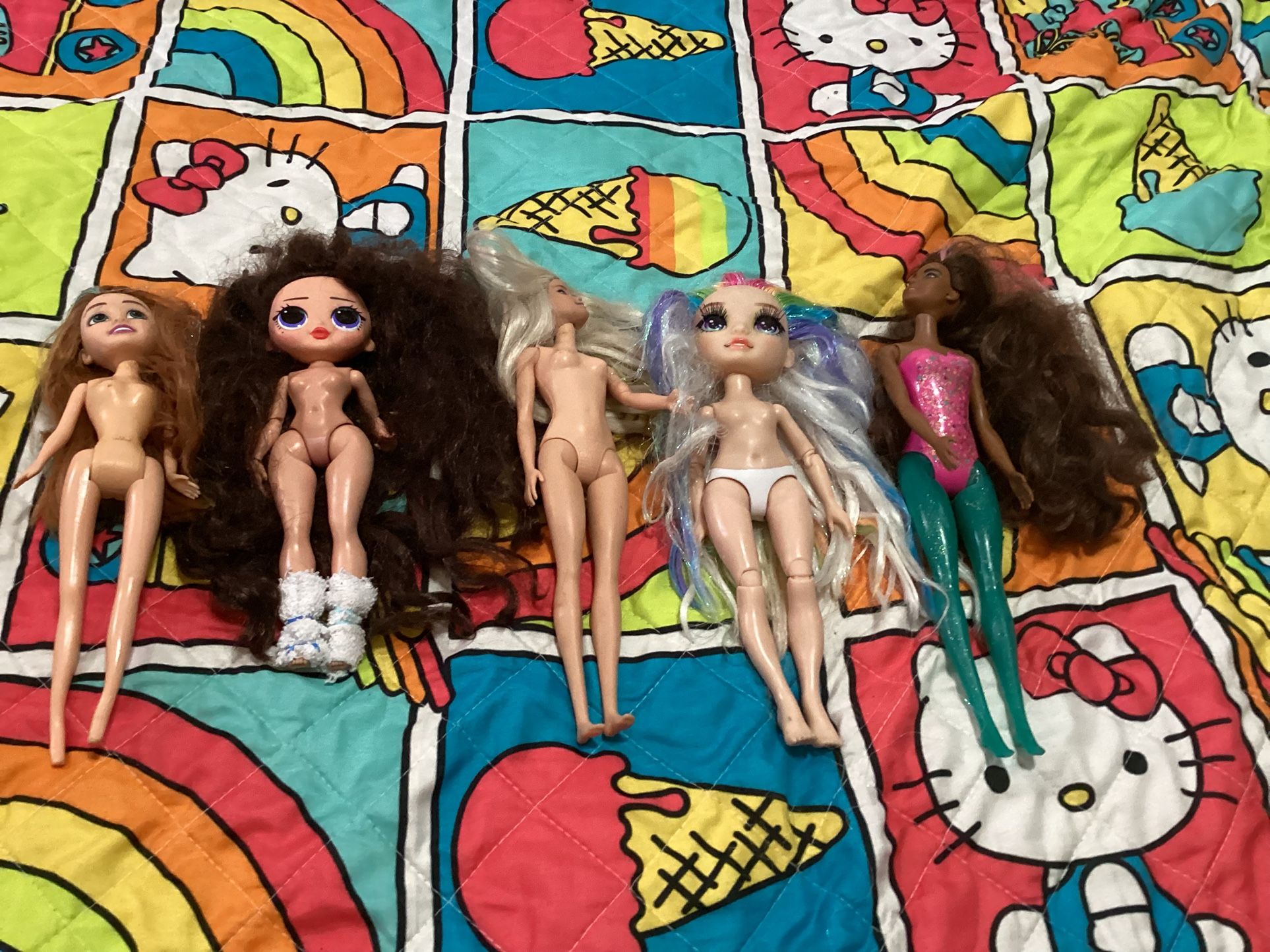 Barbie And Ken Lot Of 19 Toys