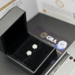 Moissanite Diamond Earrings 