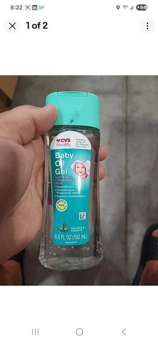 CVS Baby Oil Gel