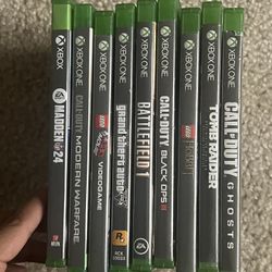 9 Discs xbox Games 