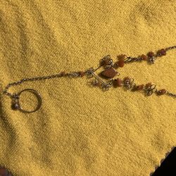 Ankle Bracket With Big Toe Ring 