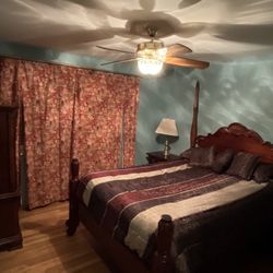 $99 Bed - 4-poster Two Long Posts, Two Short Posts