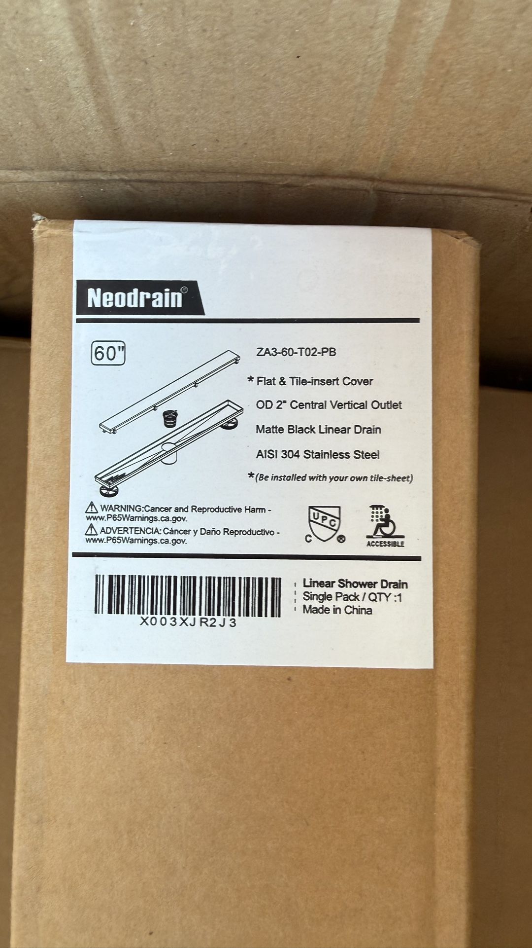 60” Neo Linear Drain