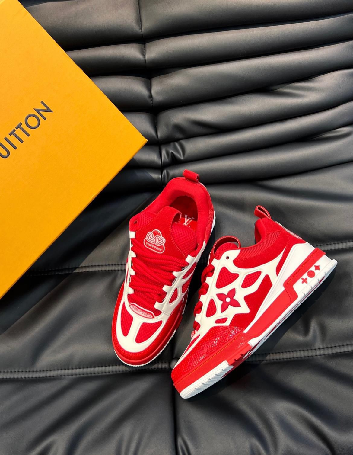 Louis Vuitton LV Skate Sneaker - Red/White for Sale in Dallas, TX - OfferUp