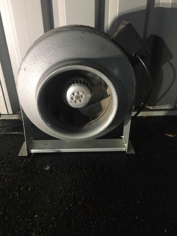 8” Vortex in-line fan
