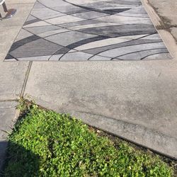 BETTER HOMES & GARDENS "GRAY ABSTRACT" AREA RUG