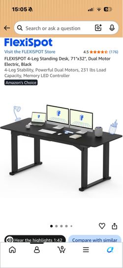 FLEXISPORT -dual motor standing desk