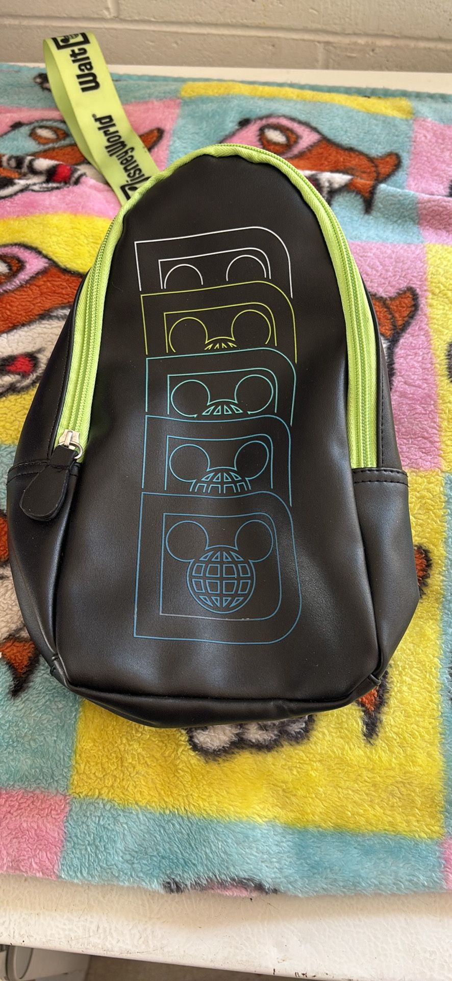 Black Walt Disney World Sling Backpack Crossbody