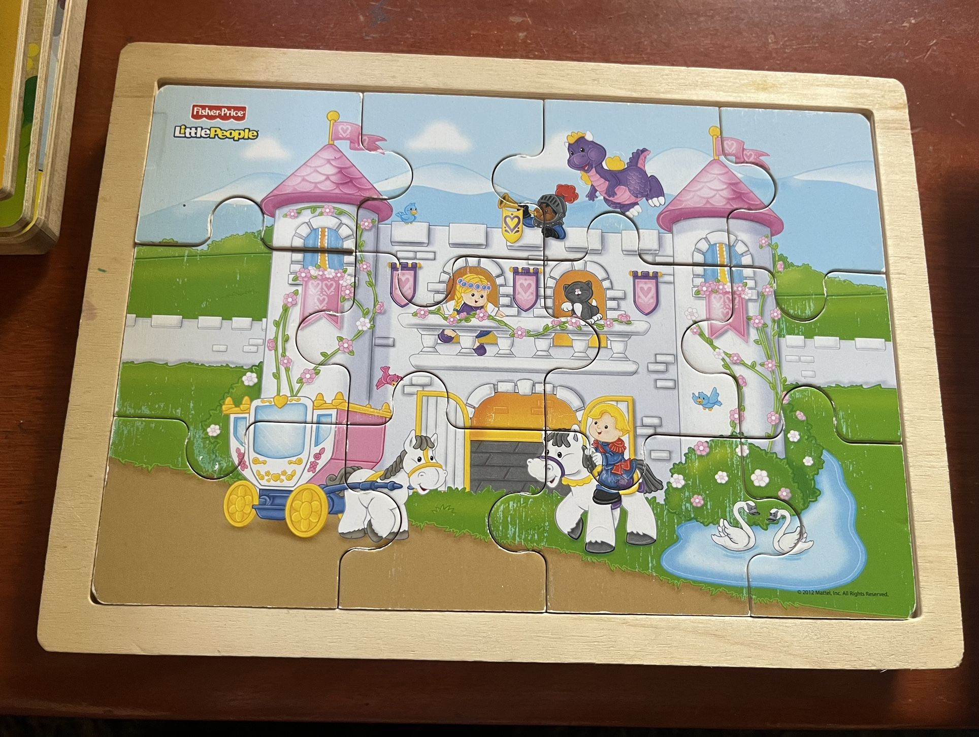 Fisher Price Little People Wooden Puzzle