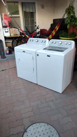 Washer and gas dryer