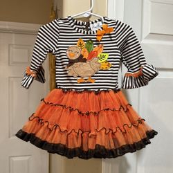 Thanksgiving Toddler Tulle Dress