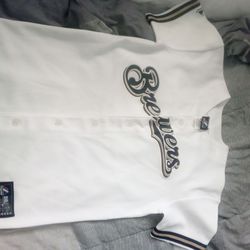 Milwaukee Brewer's #28 Prince Fielder Jersey