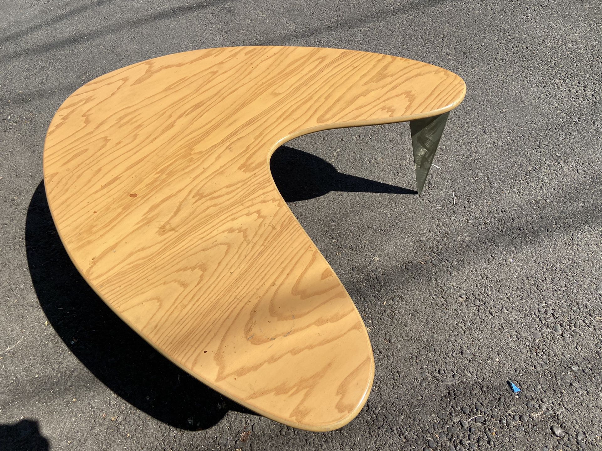 Kidney Bean Surfboard Boomerang style Mid Century Styled COFFEE TABLE END TABLE ACCENT TABLE