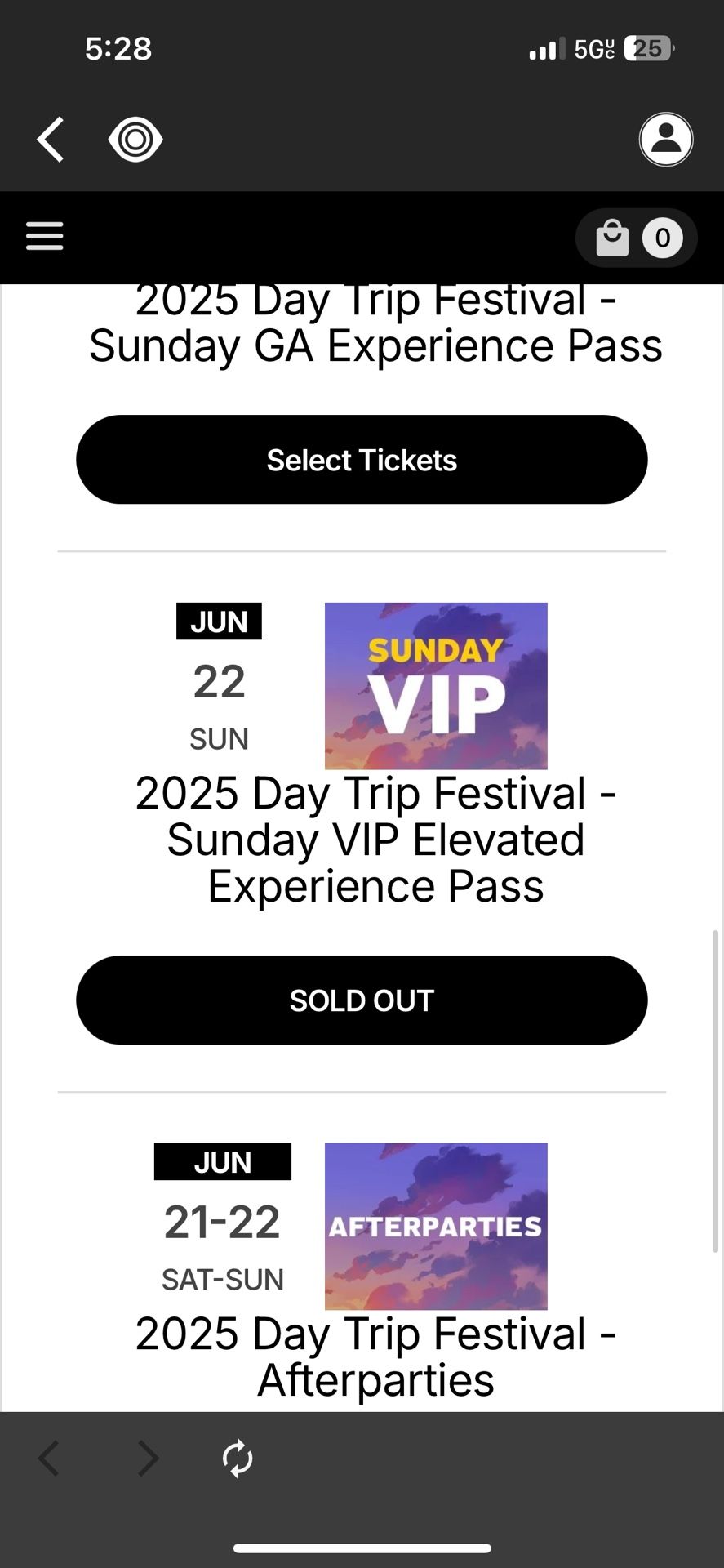 Day Trip VIP Sunday