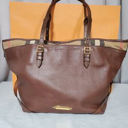 Authentic Burberry Large Tote Bag 