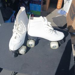 Roller Skates Lite Light GLOW Clear Wheels