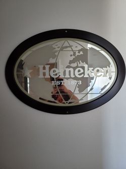 Heineken Globe Bar Mirror