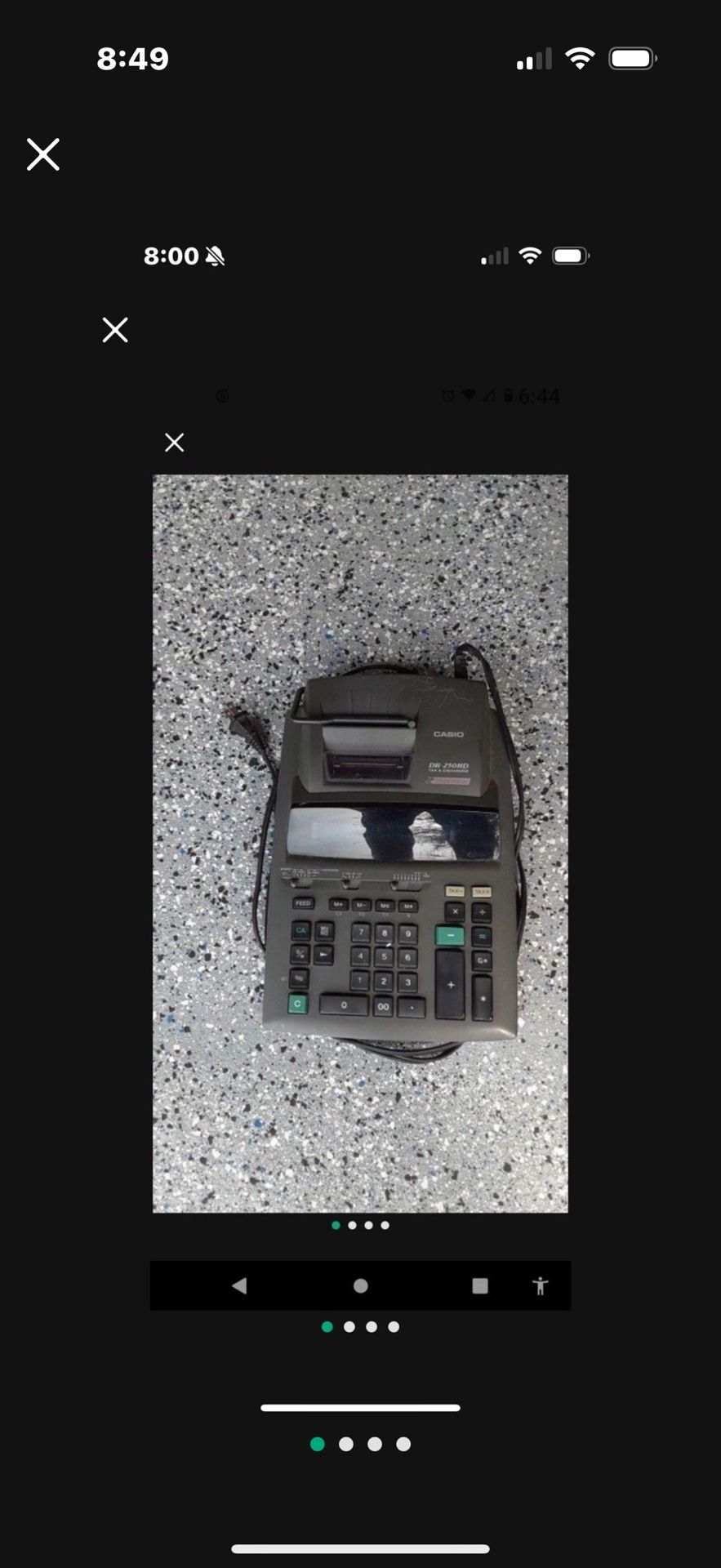 Casio DR 250 HD Calculator