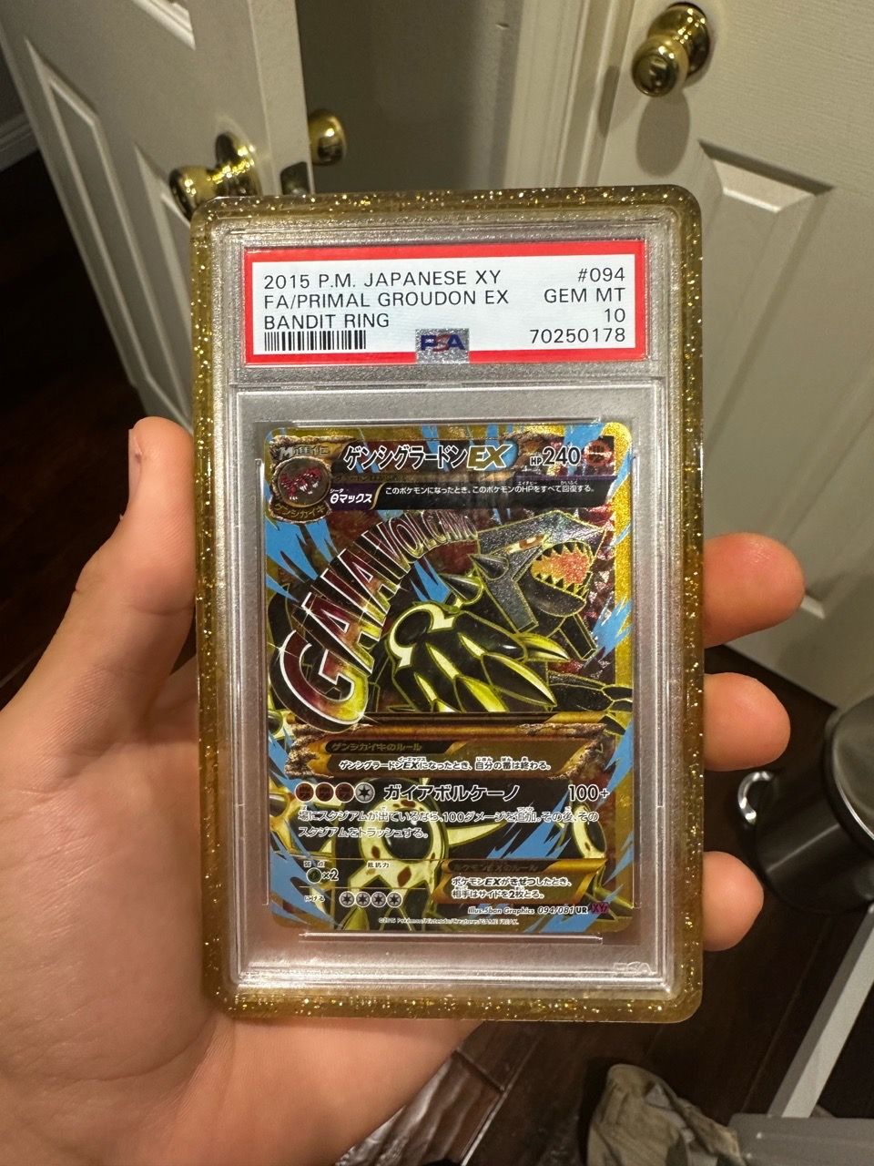 Pokemon xy Primal Groundon ex secret gold bandit ring unlimited for ...