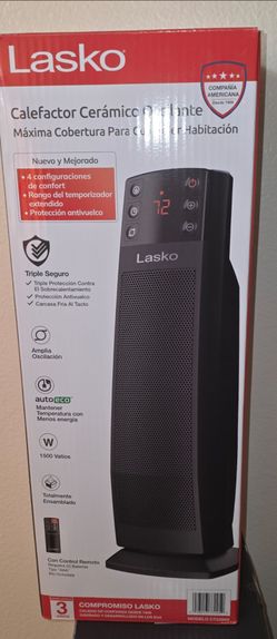 Lasko Oscillating Ceramic Tower Heater CT22850