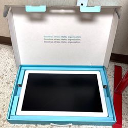 *CRACKED BUT WORKS* Skylight Calendar Max 27” Smart Digital Calendar Shadow Box