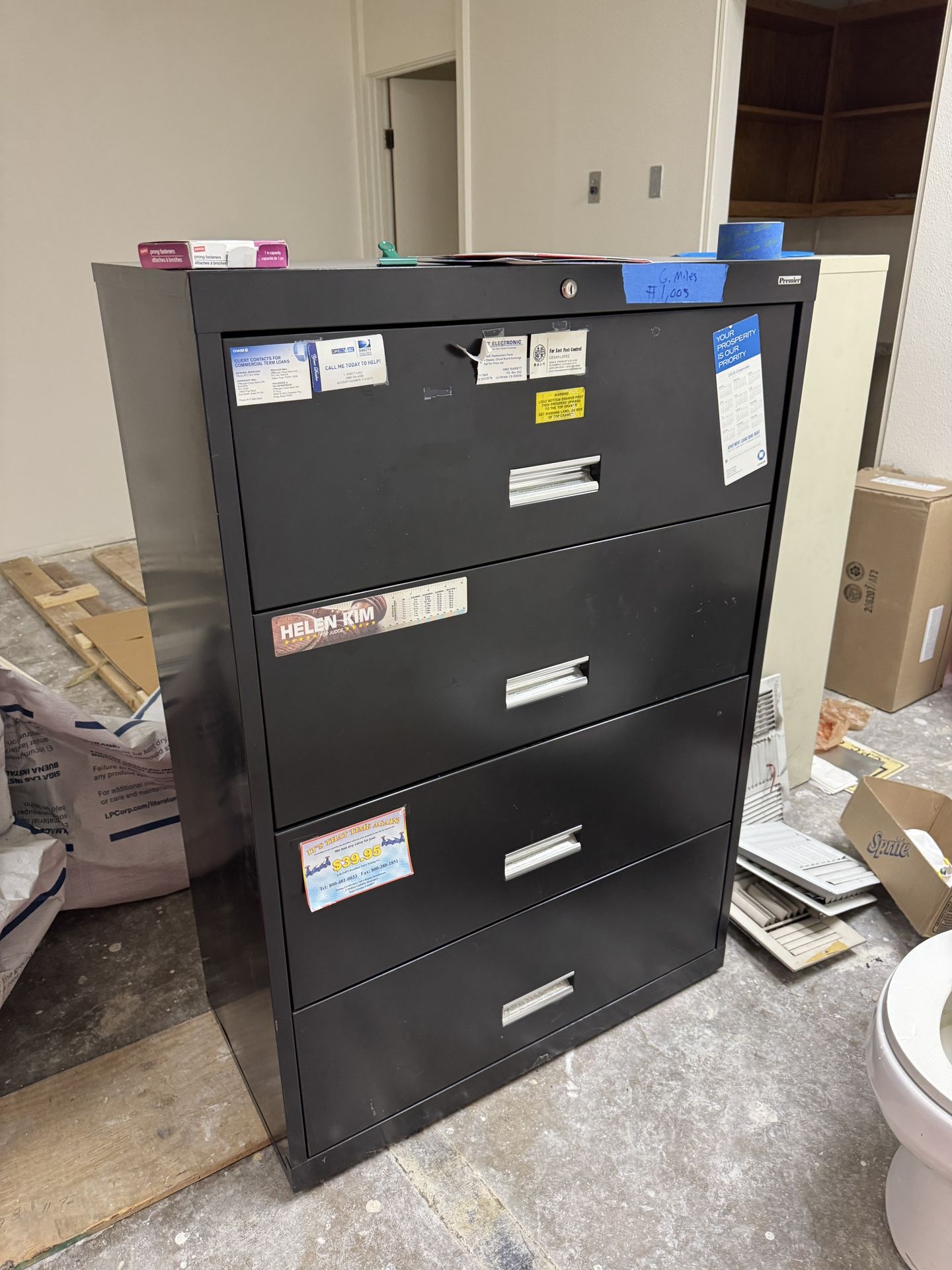 File cabinets