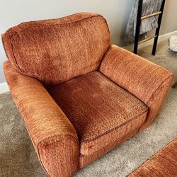 Free Oversized Chair And Ottoman