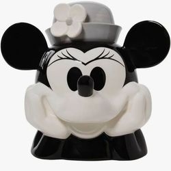 Enesco Steamboat Willie Minnie Mouse Sculpted Ceramic Cookie Jar 10.24 in H