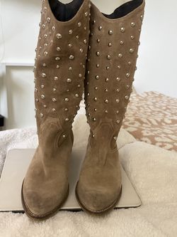 Vera Gomma Italian suede boots gently used Size 39