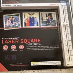 Laser Square For Stamping, Scrapbooking, And Quilting By Kellycraft. Brand New In Package. 