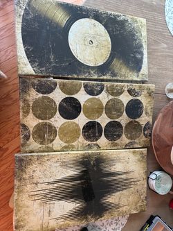 3-Piece Music-Themed Canvas Wall Art Set