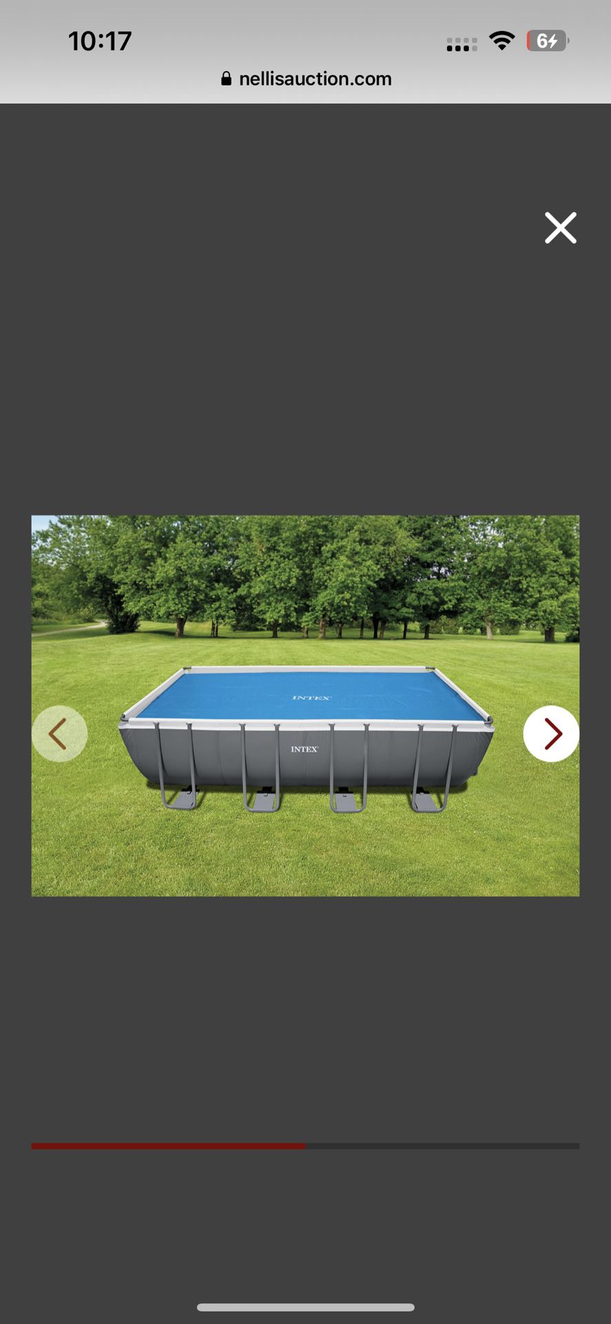 INTEX 28016E Solar Pool Cover: For 18ft Rectangular Frame Pools – Insulates Pool Water – Reduces Water Evaporation – Keeps Debris Out – Reduces Chemic