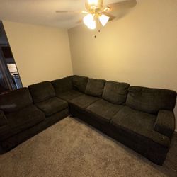 Dark Grey Couch 