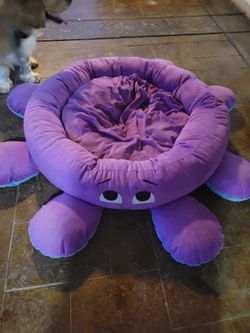 Octopus dog bed ( legs do come off .velcro)