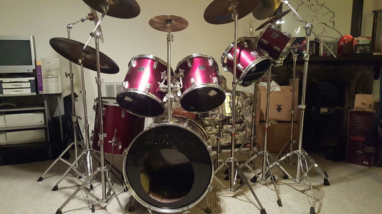 Drum Set: Tama Swingstar 7 pc, 7 Cymbals, $1500. OBO... Price reduced to $1000.