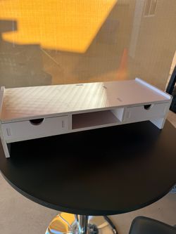 Monitor stand with 2 drawer 19.5”x4.5”x7.5”