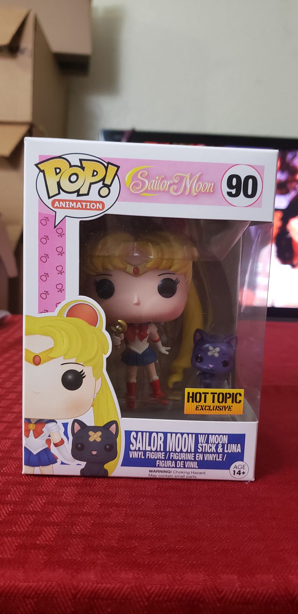 Funko pop sailor moon with moon stick HT exclusive