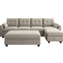 Sectional Sofa Set L Shaped Couch 