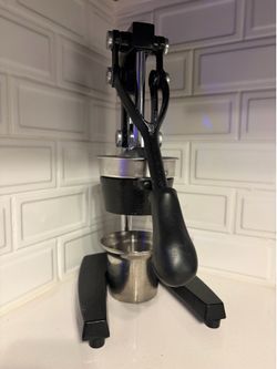 Hand press juicer